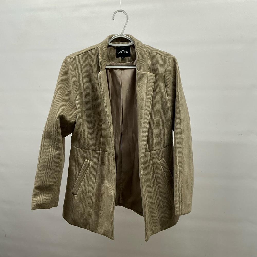Women's Tan Blazer - never worn